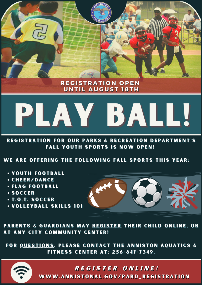 Fall Sports Flyer Anniston