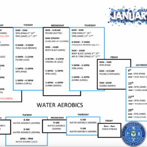 Aquatic Calendar Jan 2022