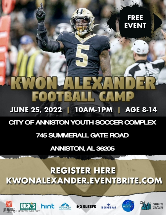 Kwon Alexander Football Camp 2022