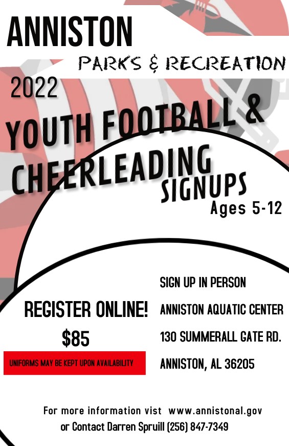 2022 youth football flyer