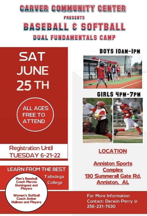 Carver baseball camp