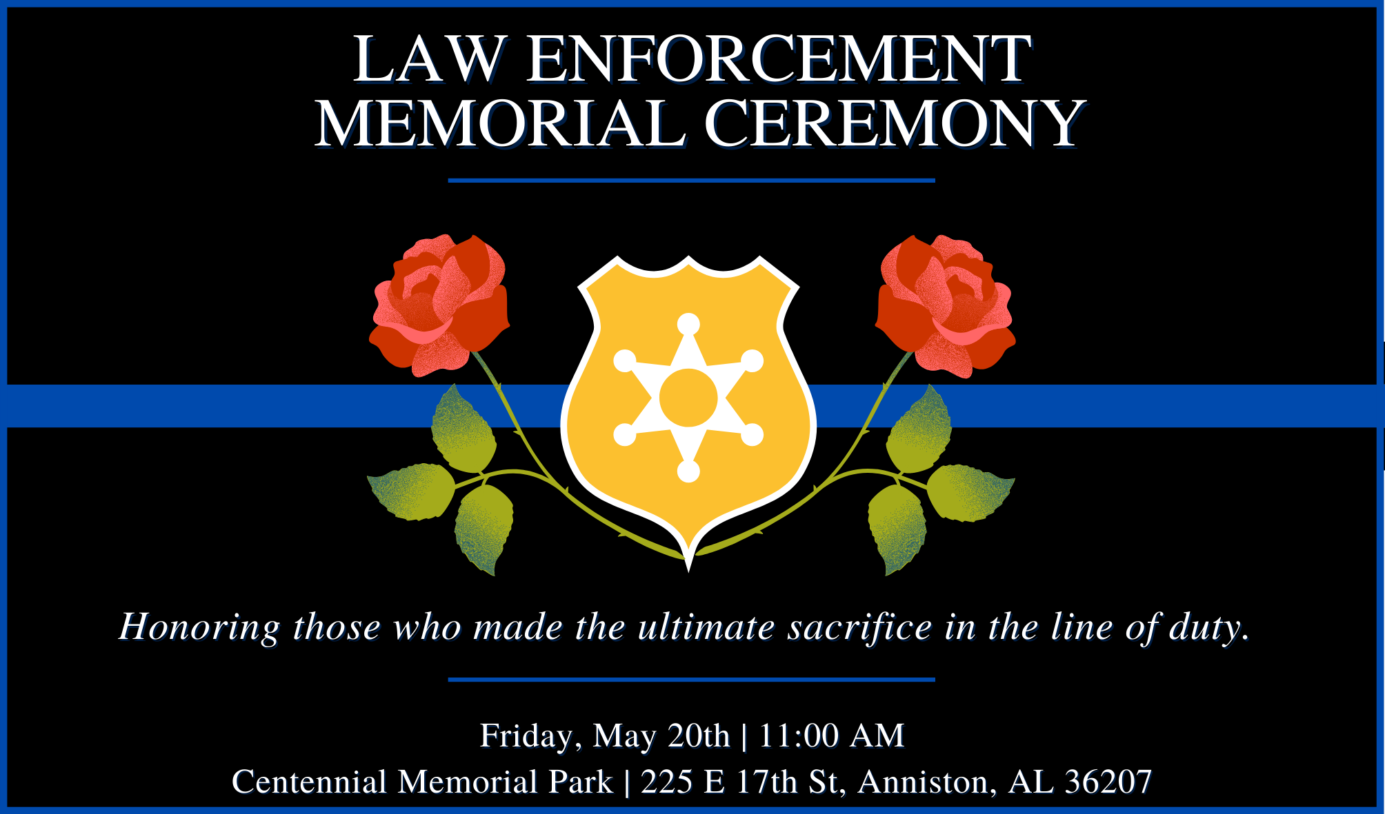 Law Enforcement memorial ceremony