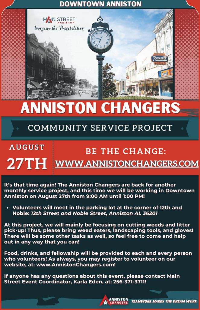 Anniston Changers Flyer Main Street 08.27.22-2