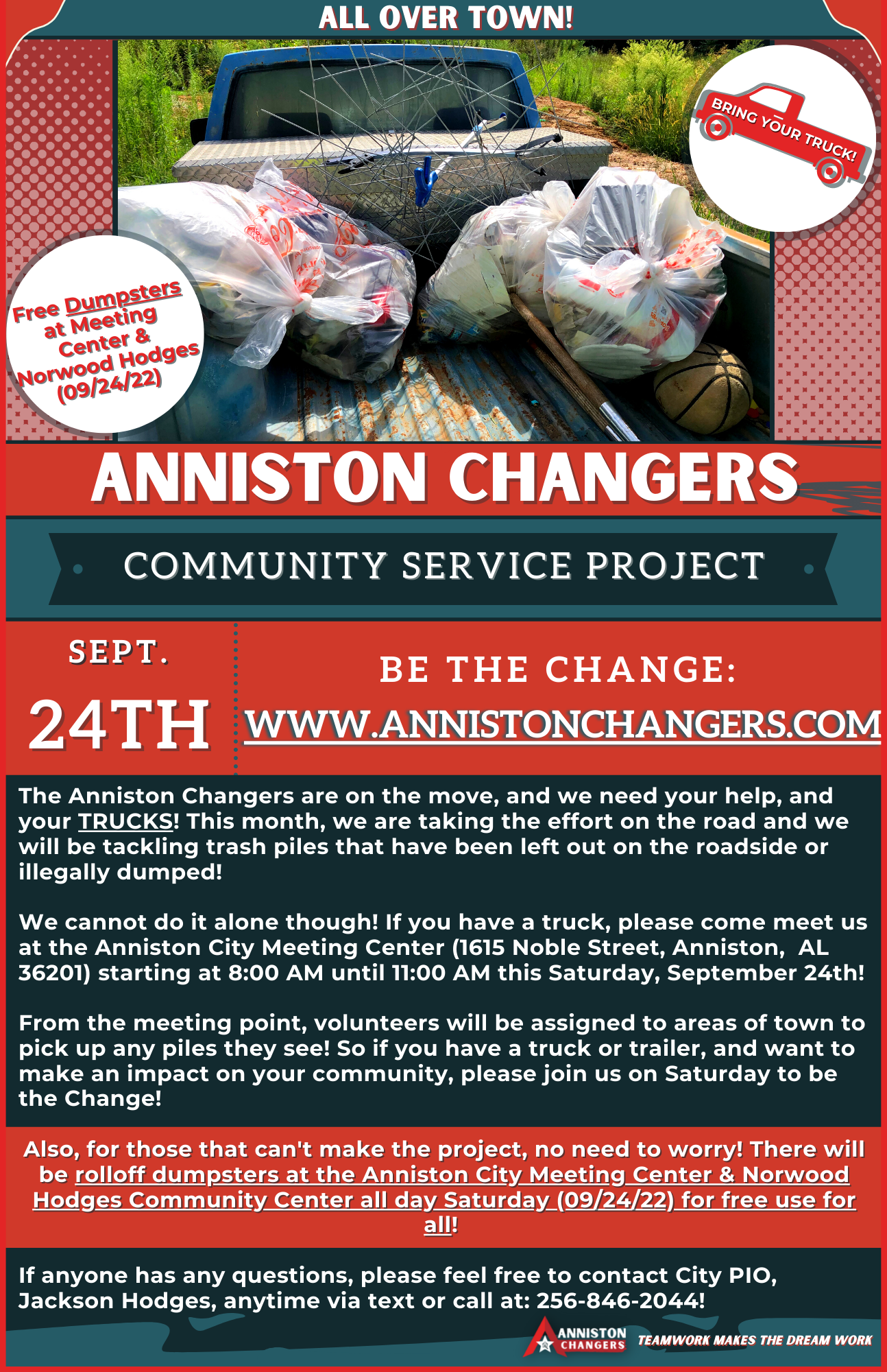 Anniston Changers Flyer All Over Town 9.24.22-6