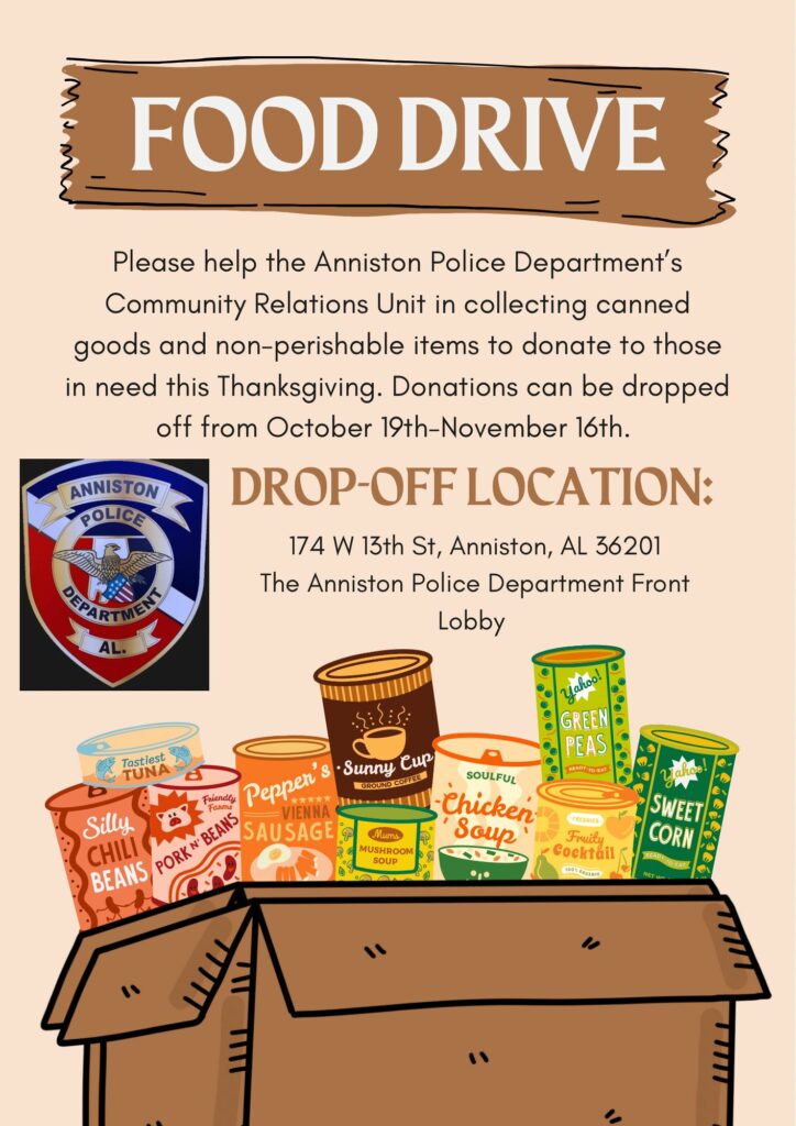 APD Thanksgiving food drive