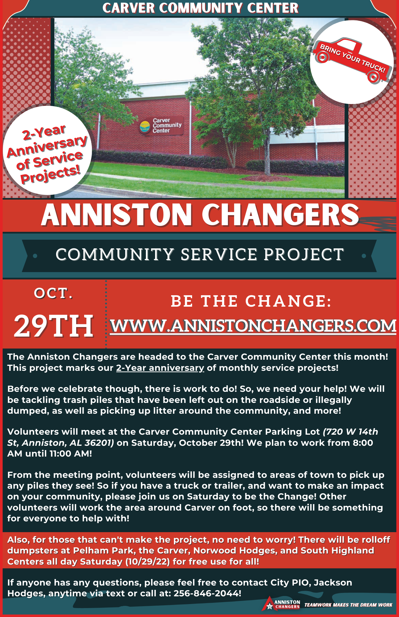 Anniston Changers Flyer Carver Center 10.29.22-7