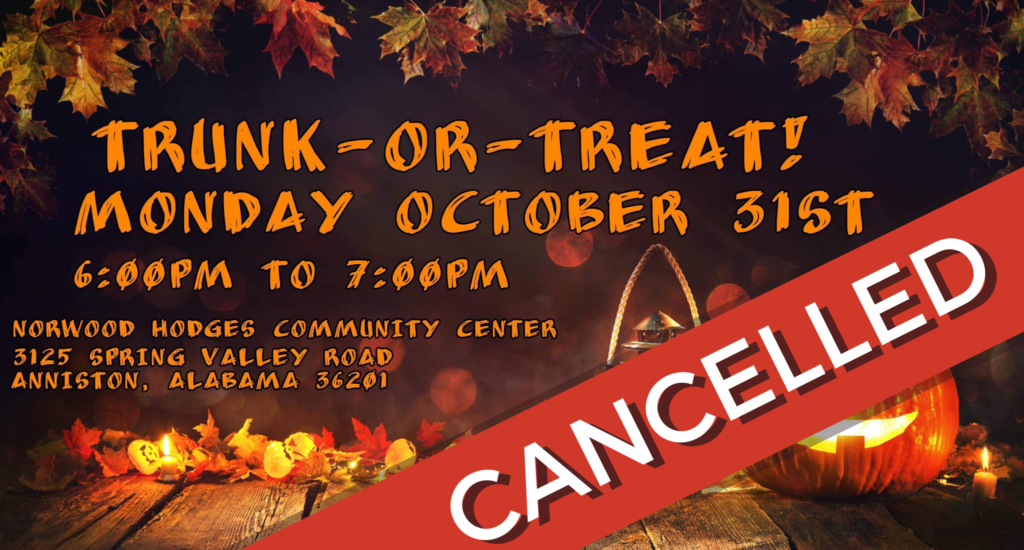 NH Trunk or Treat Cancelled