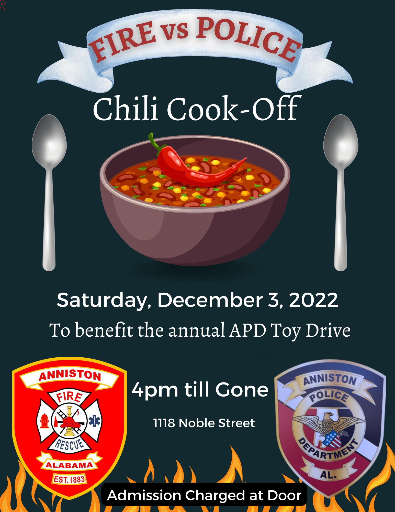 APD and AFD Chili Cook Off