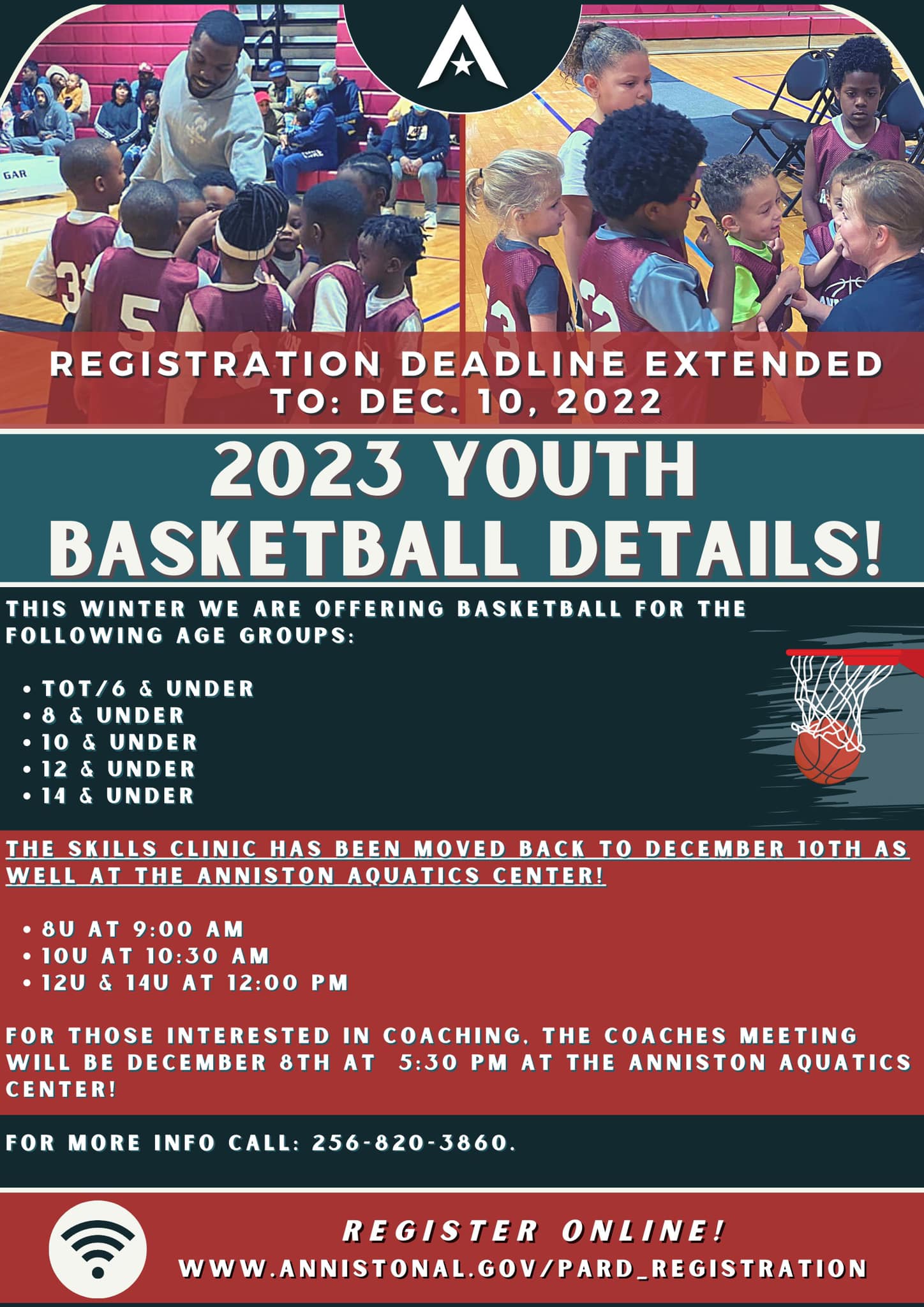 Basketball Registration Extended