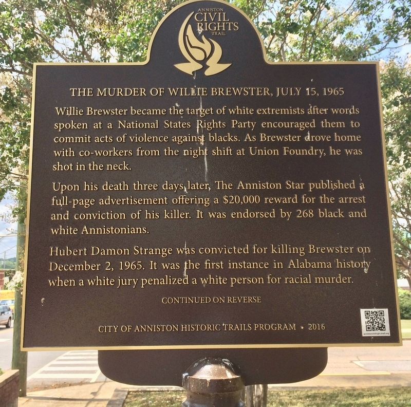 Willie Brewster Marker