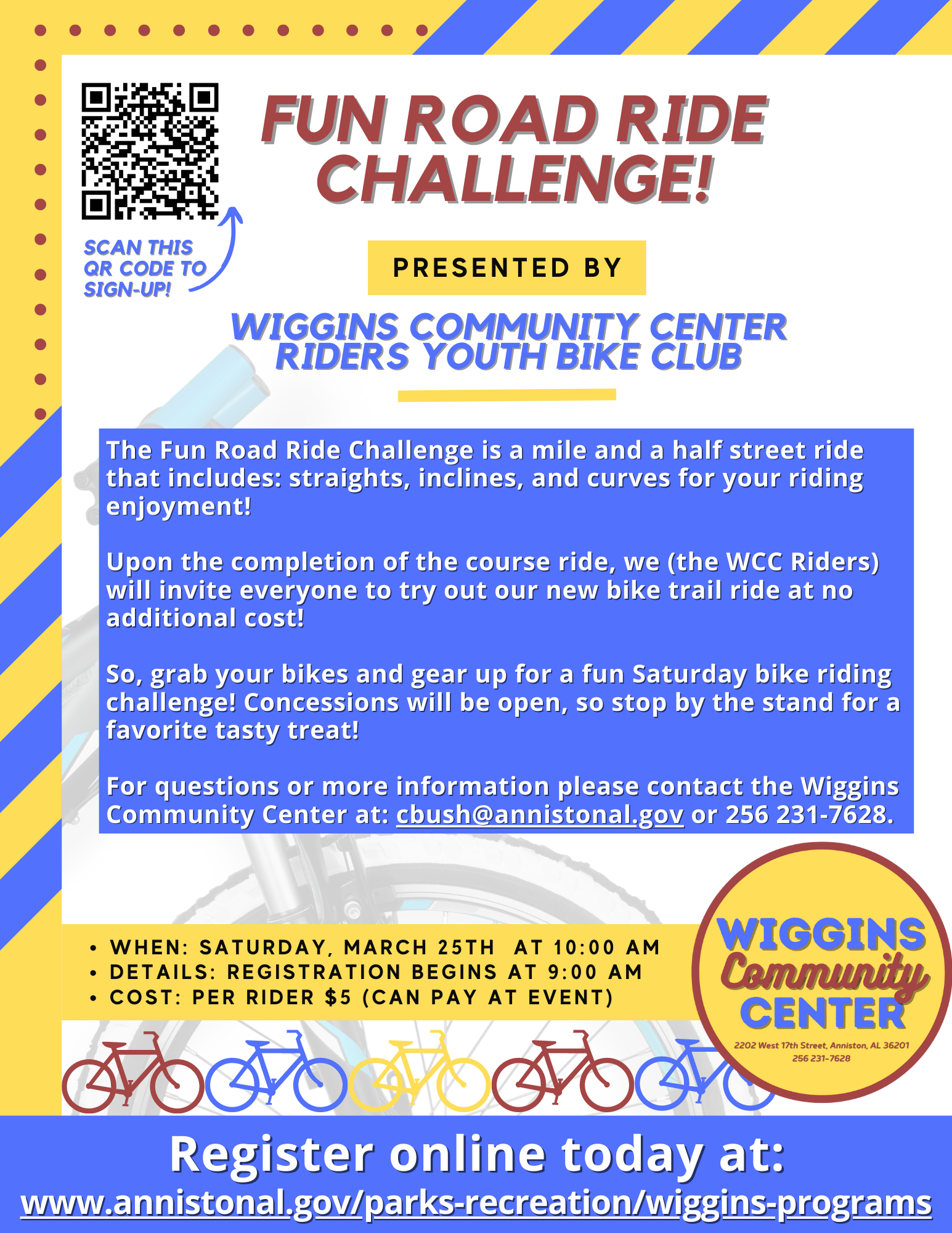 Fun Road Ride Challenge! Wiggins Center-2