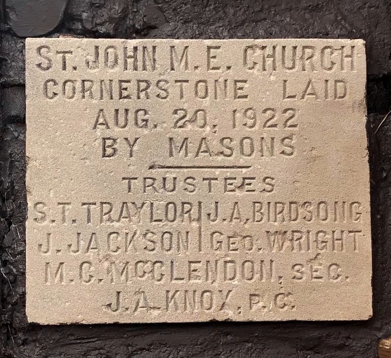 Saint John cornerstone