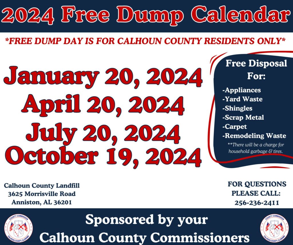 free landfill schedule_2024