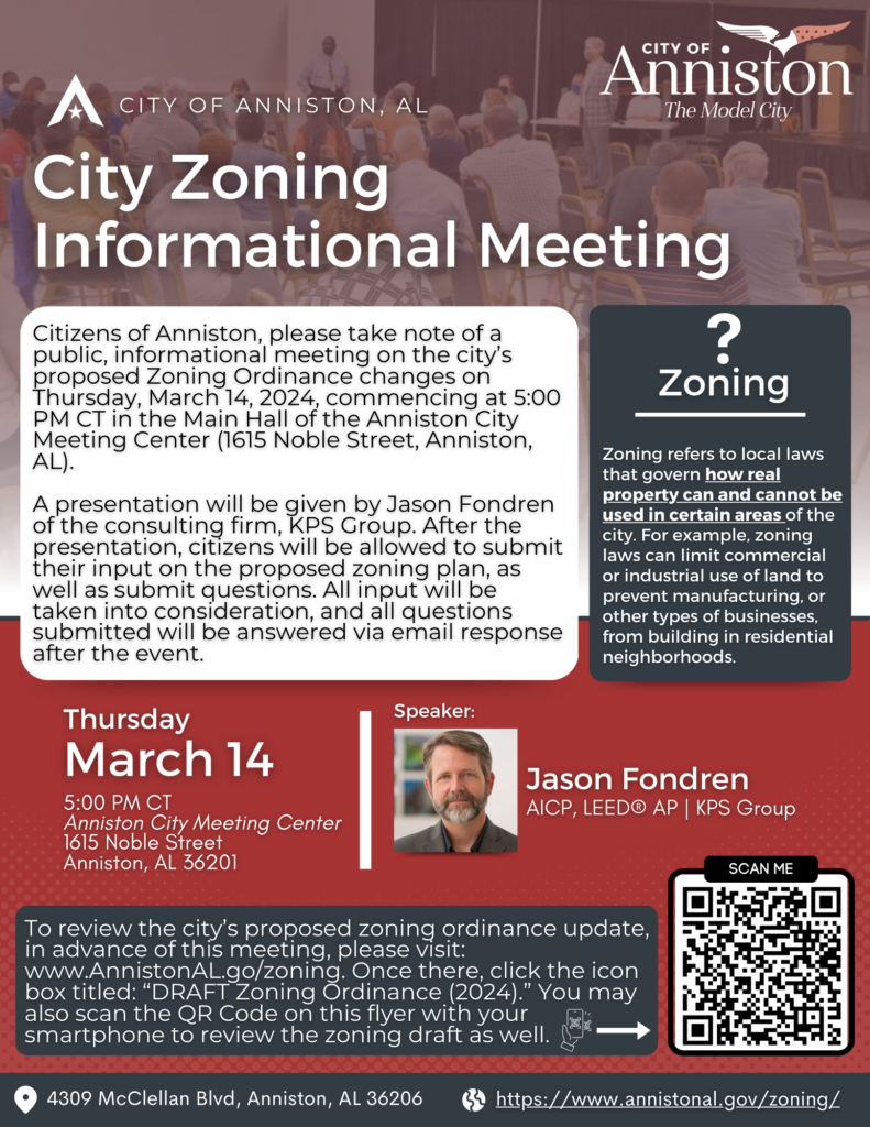 Anniston Zoning Informational Meeting 03.14.24