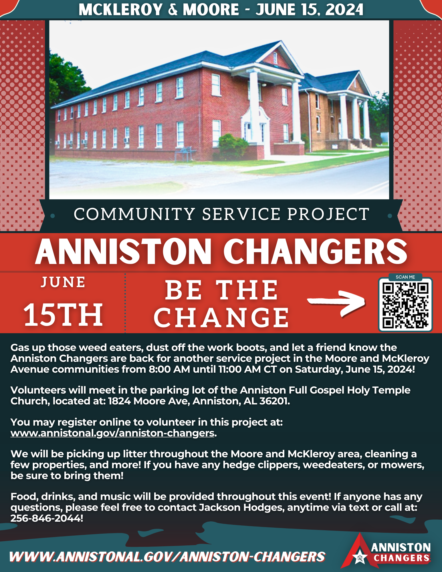 Anniston Changers Flyer McKleroy & Moore 06.15.24