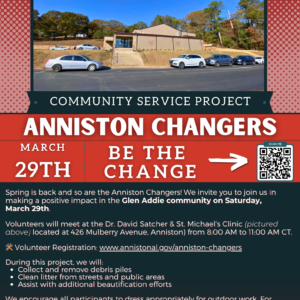 Anniston Changers Flyer Glen Addie 03.29.25